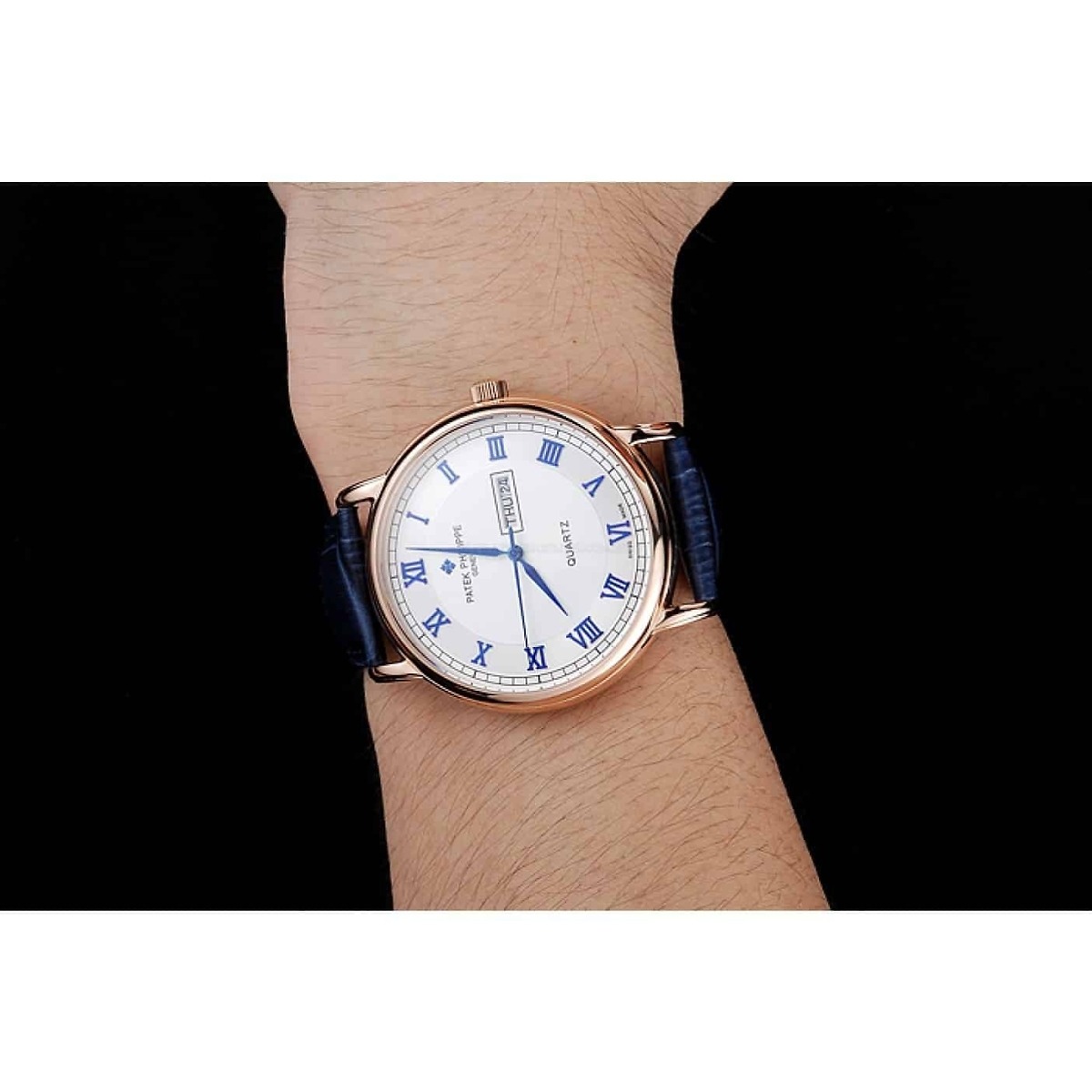 Patek Philippe Calatrava Dial White</br> <span style="color: #a8927b; font-size: 90%;">41 mm, Rose Gold</span> - Image 10