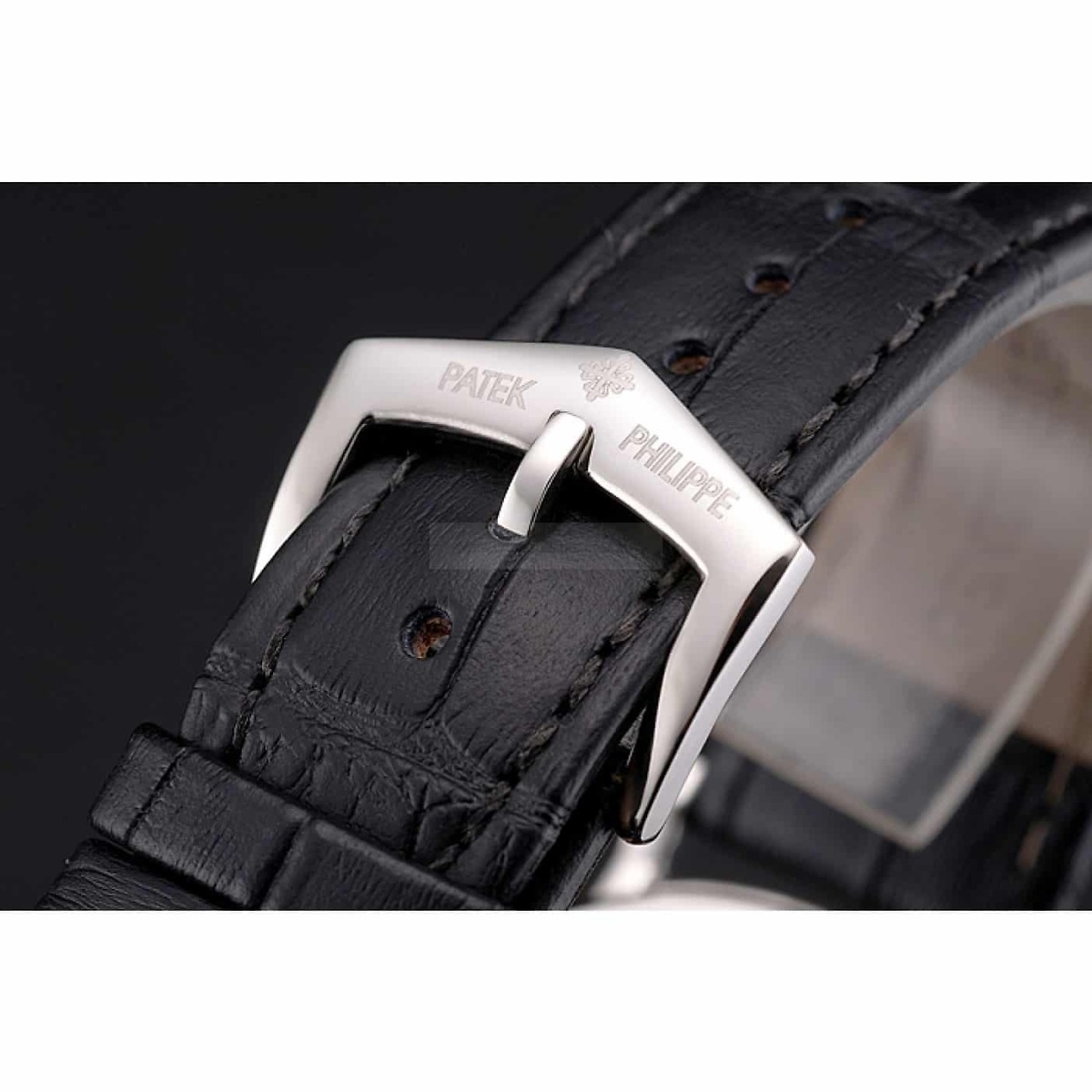 Patek Philippe Calatrava Quadrante Nero Romano 8927 mm, Acciaio inossidabile - Immagine 90