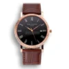 Patek Philippe Calatrava in a stunning rose-gold plated finish with a timeless black dial