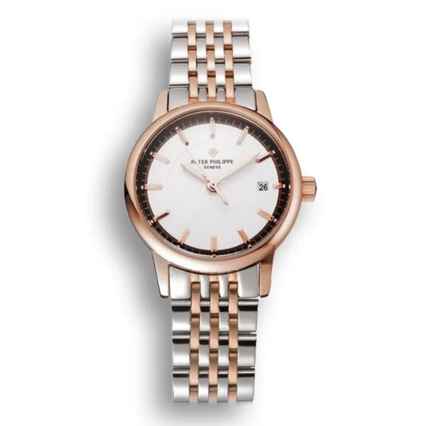 Patek Philippe Calatrava Dial White 28 mm in Rose Gold