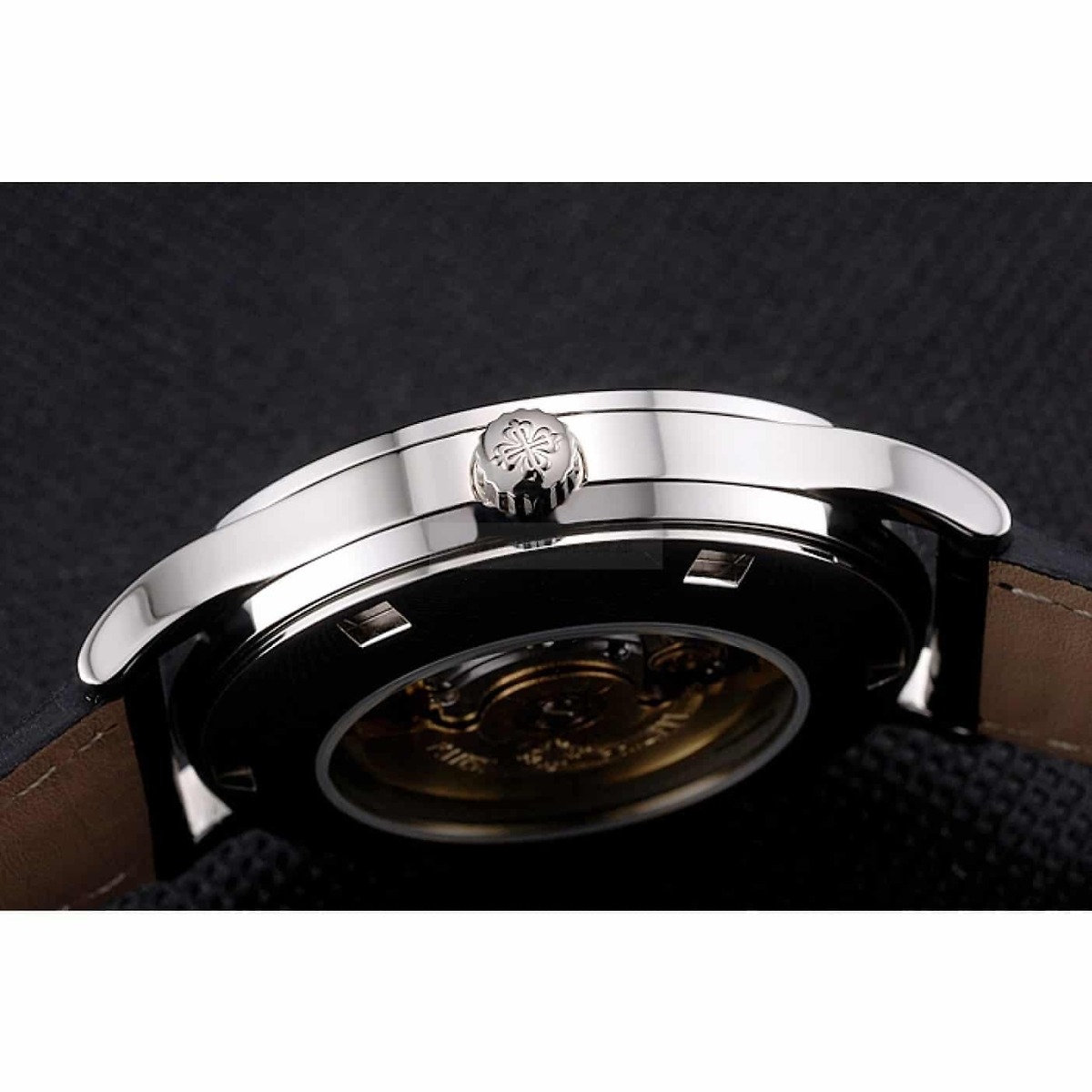Patek Philippe Calatrava Dial White</br> <span style="color: #a8927b; font-size: 90%;">38 mm, Stainless Steel</span> - Image 6