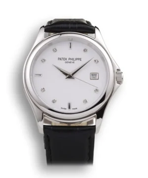 Patek Philippe Geneve Calatrava with a stunning crystal dial