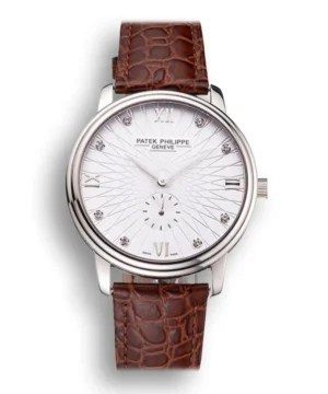 Patek Philippe Calatrava Date Dial White 41 mm Stainless Steel