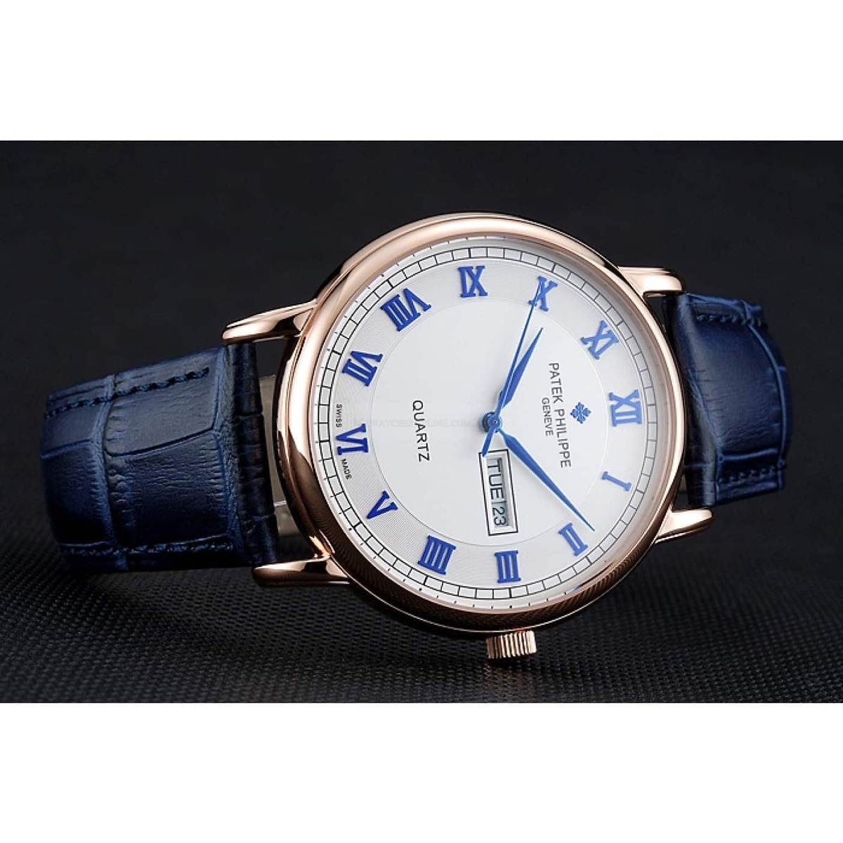 Patek Philippe Calatrava Dial White</br> <span style="color: #a8927b; font-size: 90%;">41 mm, Rose Gold</span> - Image 4