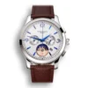 Patek Philippe Chronograph White Guilloche Dial White 43 mm Stainless Steel