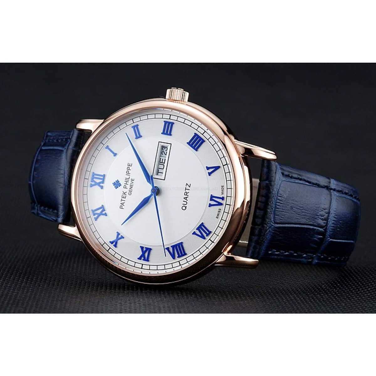 Patek Philippe Calatrava Dial White</br> <span style="color: #a8927b; font-size: 90%;">41 mm, Rose Gold</span> - Image 5
