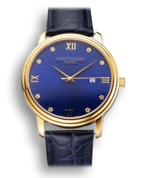 Patek Philippe Calatrava Date Blue Dial Blue