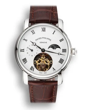 Patek Philippe Complications Moonphase Tourbillon Dial White