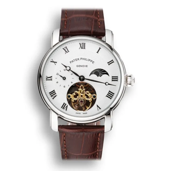 Patek Philippe Complications Moonphase Tourbillon Dial White