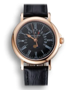 Patek Philippe Perpetual Calendar Dial Black 40 mm Rose Gold Plated