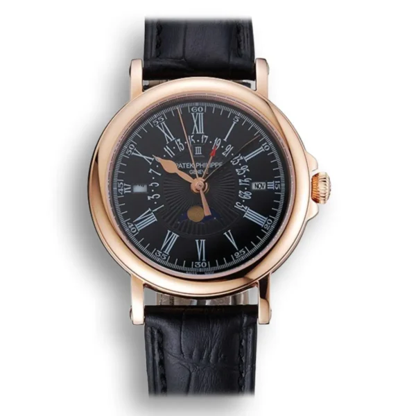 Patek Philippe Perpetual Calendar Dial Black 40 mm Rose Gold Plated