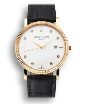 Patek Philippe Calatrava Dial White 40 mm Yellow Gold Plated