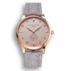 Patek Philippe Calatrava Silver & Diamond Dial 39 mm Rose Gold Plated