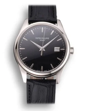 Patek Philippe Calatrava Black Dial 41 mm Stainless Steel