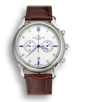 Patek Philippe Chronograph White Dial With Diamonds