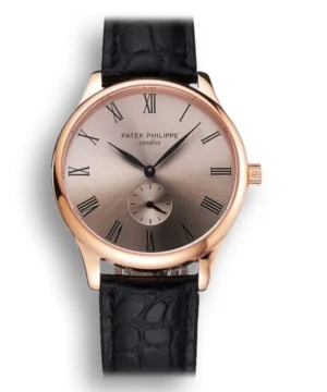 Patek Philippe Calatrava Dial Silver 40 mm in Rose Gold