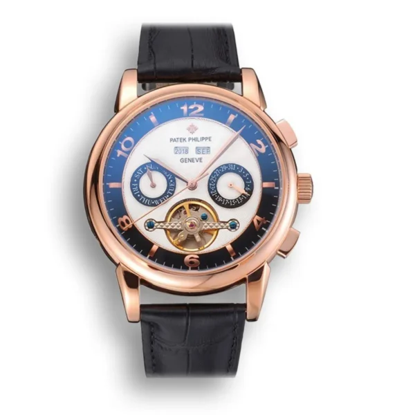 Patek Philippe Perpetual Calendar Tourbillon with a stunning two-dial design