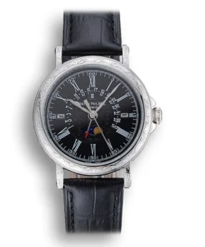 Patek Philippe Perpetual Calendar Dial Black, 40 mm in stainless steel