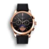 Patek Philippe Chronograph Dial Black 43mm Rose Gold Plated