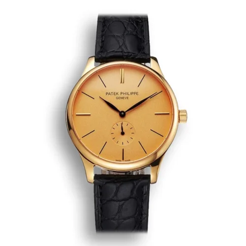 Patek Philippe Calatrava Zifferblatt Gold 39 mm Gelbgold vergoldet