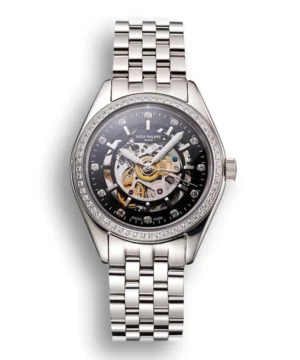 Patek Philippe Calatrava Black & Diamond Dial 37mm in Stainless Steel