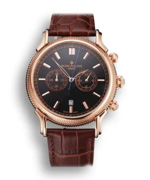 Patek Philippe Chronograph Dial Black 40 mm Rose Gold Plated