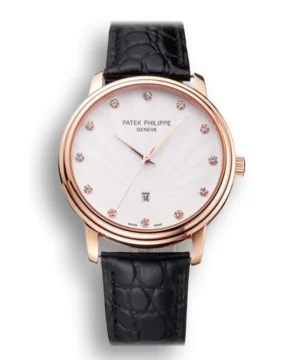 Patek Philippe Calatrava Date Dial White 41 mm Rose Gold Plated