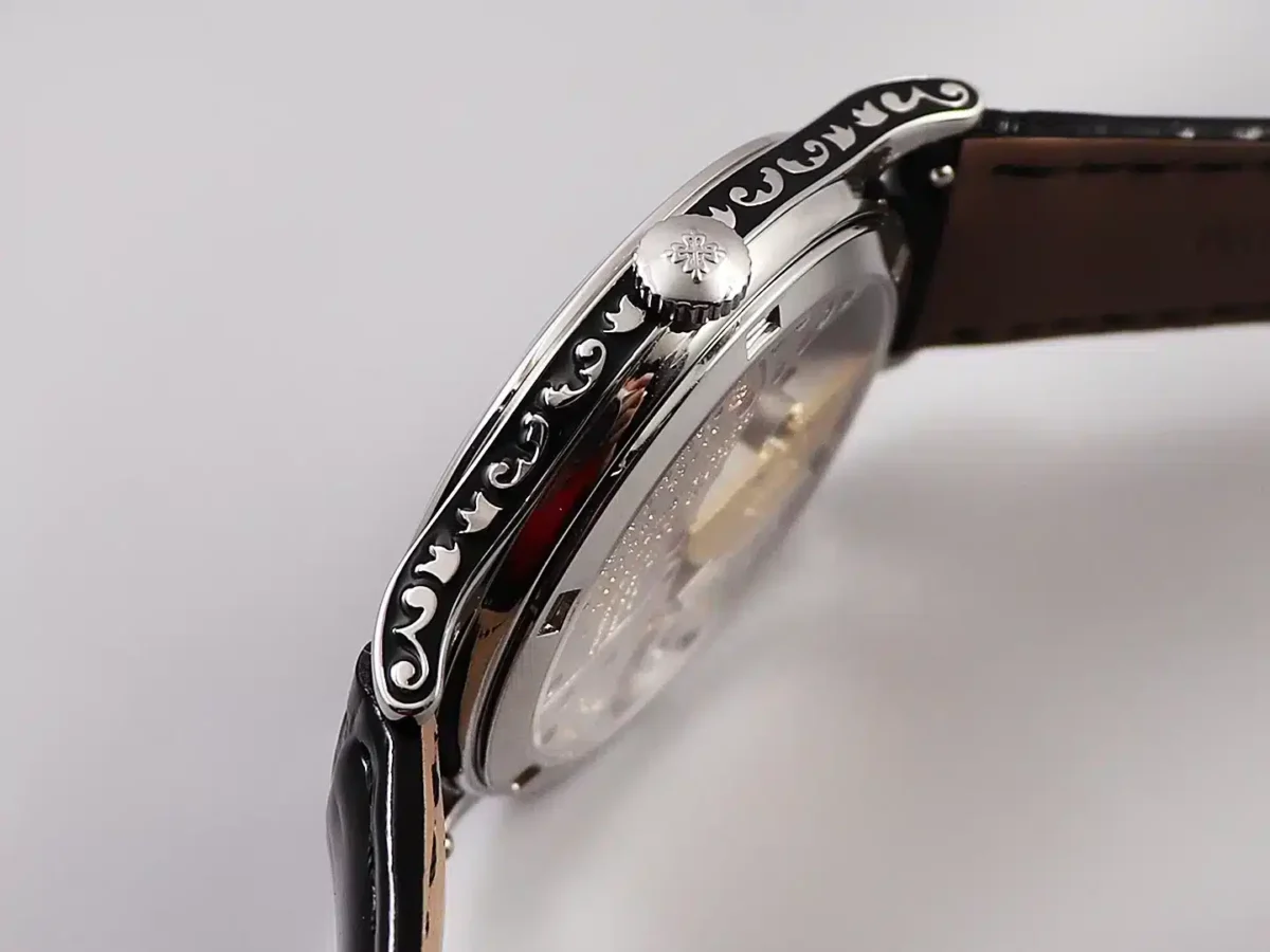 Replica Calatrava 5088/100P-001 Patek Philippe Volutes and Arabesques</br> <span style="color: #a8927b; font-size: 90%;">38 mm,Platinum,</span> - Image 9