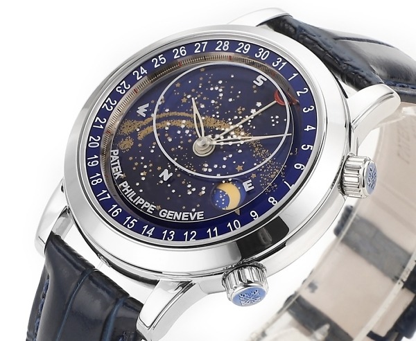 Patek Philippe Celestial, Moon age</br> <span style="color: #a8927b; font-size: 90%;">44 mm,Platinum,6102P-001</span> - Image 9
