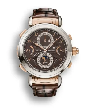 Patek Philippe Grandmaster Chime 47.7 mm in white gold and rose gold, model 6300GR-001