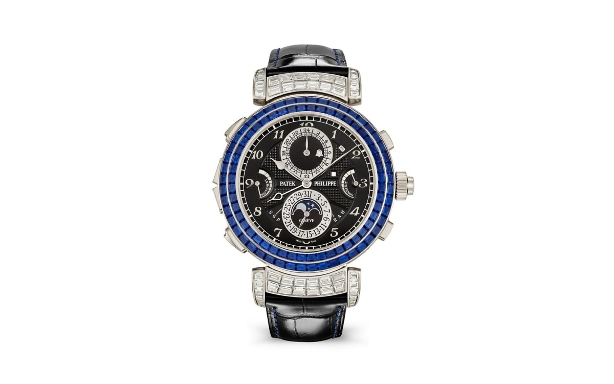 Patek Philippe Grandmaster Chime, Haute Joaillerie</br> <span style="color: #a8927b; font-size: 90%;">49.4 mm,White gold,6300/401G-001</span> - Image 5