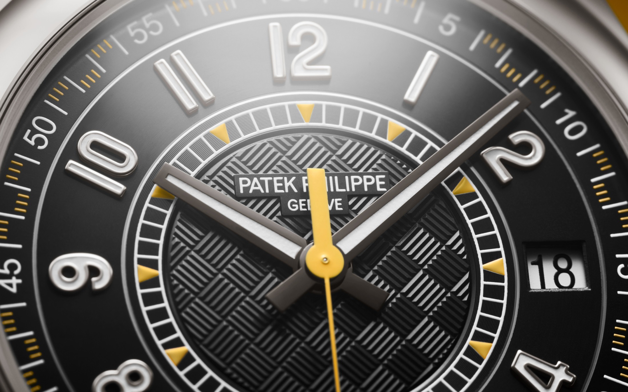 Patek Philippe Calatrava Date Sweep Seconds White Gold Black Carbon Motif  Dial Sky Blue 6007G-011 - BRAND NEW