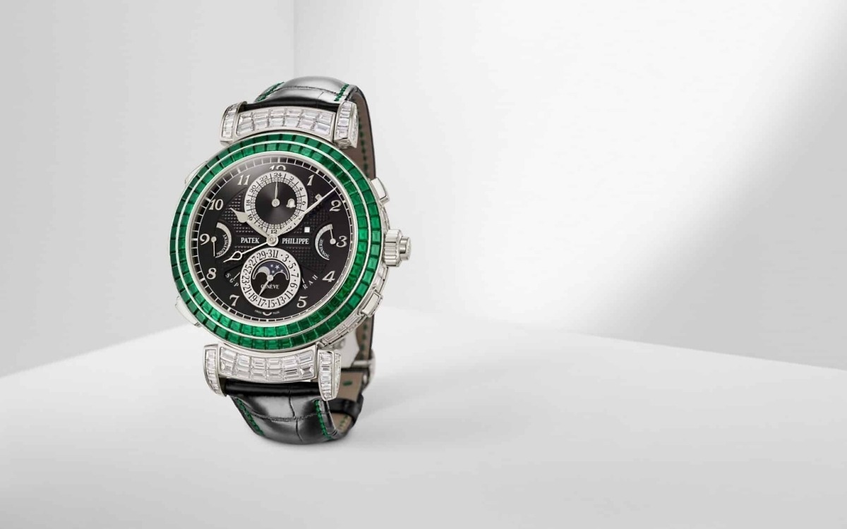 Patek Philippe Grandmaster Chime, Haute Joaillerie</br> <span style="color: #a8927b; font-size: 90%;">49.4 mm,White gold,6300/403G-001</span> - Image 3