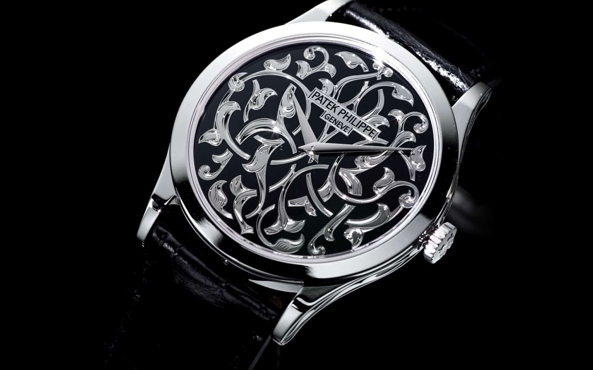 Replica Calatrava 5088/100P-001 Patek Philippe Volutes and Arabesques</br> <span style="color: #a8927b; font-size: 90%;">38 mm,Platinum,</span> - Image 2