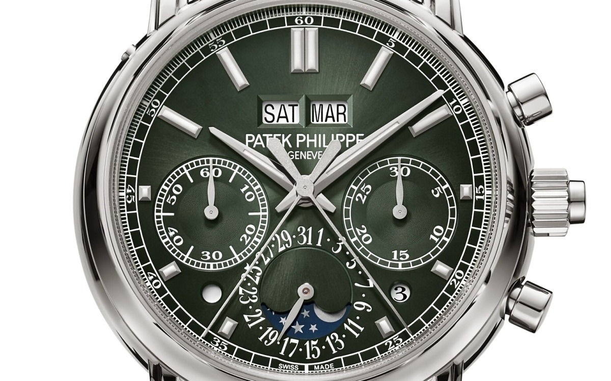 Patek Philippe Schleppzeiger-Chronograph, Ewiger Kalender 8927 mm, Weißgold, 90G-40 - Bild 5204