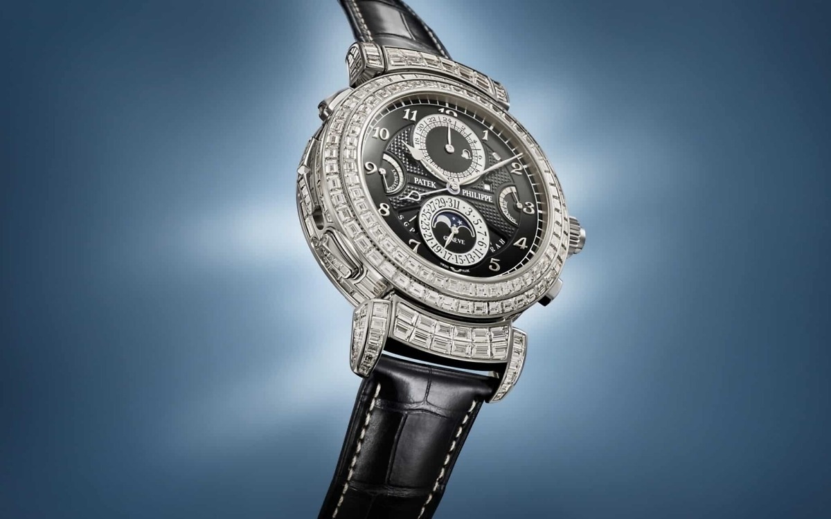 Patek Philippe Grandmaster Chime, Haute Joaillerie</br> <span style="color: #a8927b; font-size: 90%;">49.4 mm,White gold,6300/400G-001</span> - Image 3