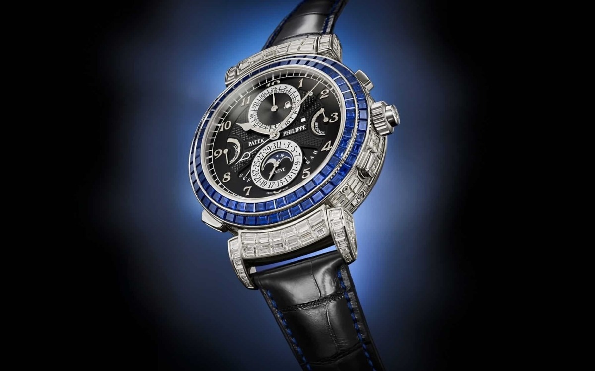 Patek Philippe Grandmaster Chime, Haute Joaillerie</br> <span style="color: #a8927b; font-size: 90%;">49.4 mm,White gold,6300/401G-001</span> - Image 4
