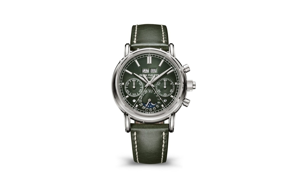 Patek Philippe Schleppzeiger-Chronograph, Ewiger Kalender 8927 mm, Weißgold, 90G-40 - Bild 5204