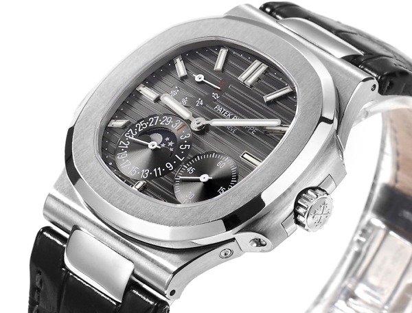 Replica Nautilus 5712G-001 Patek Philippe Moon phases.</br> <span style="color: #a8927b; font-size: 90%;">40 mm,White gold</span> - Image 4