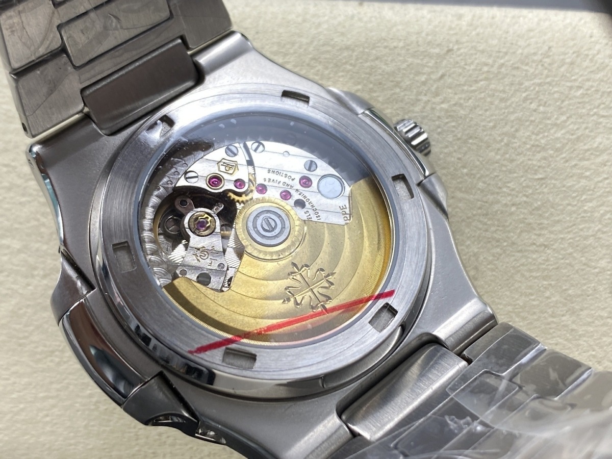 Replica Nautilus 5740/1G-001 Patek Philippe Perpetual Calendar</br> <span style="color: #a8927b; font-size: 90%;">40 mm,White gold,Blue Dial</span> - Image 8