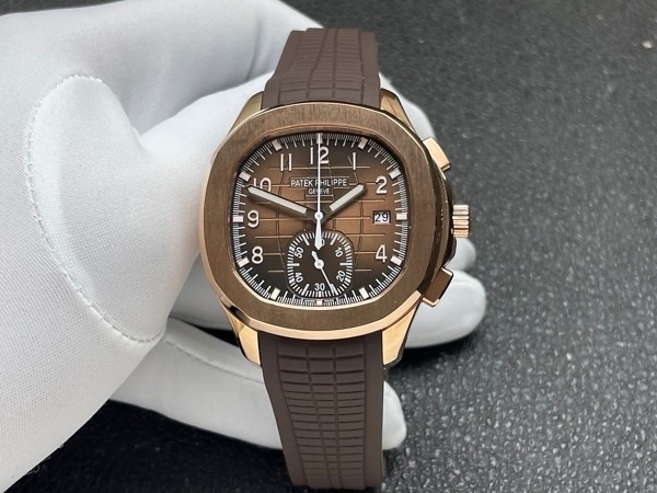 Replica Aquanaut 5968R-001 Patek Philippe Chronograph</br> <span style="color: #a8927b; font-size: 90%;">42.2 mm,Rose gold,</span> - Image 2