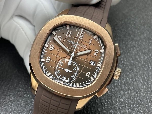 Replica Aquanaut 5968R-001 Patek Philippe Chronograph</br> <span style="color: #a8927b; font-size: 90%;">42.2 mm,Rose gold,</span> - Image 5