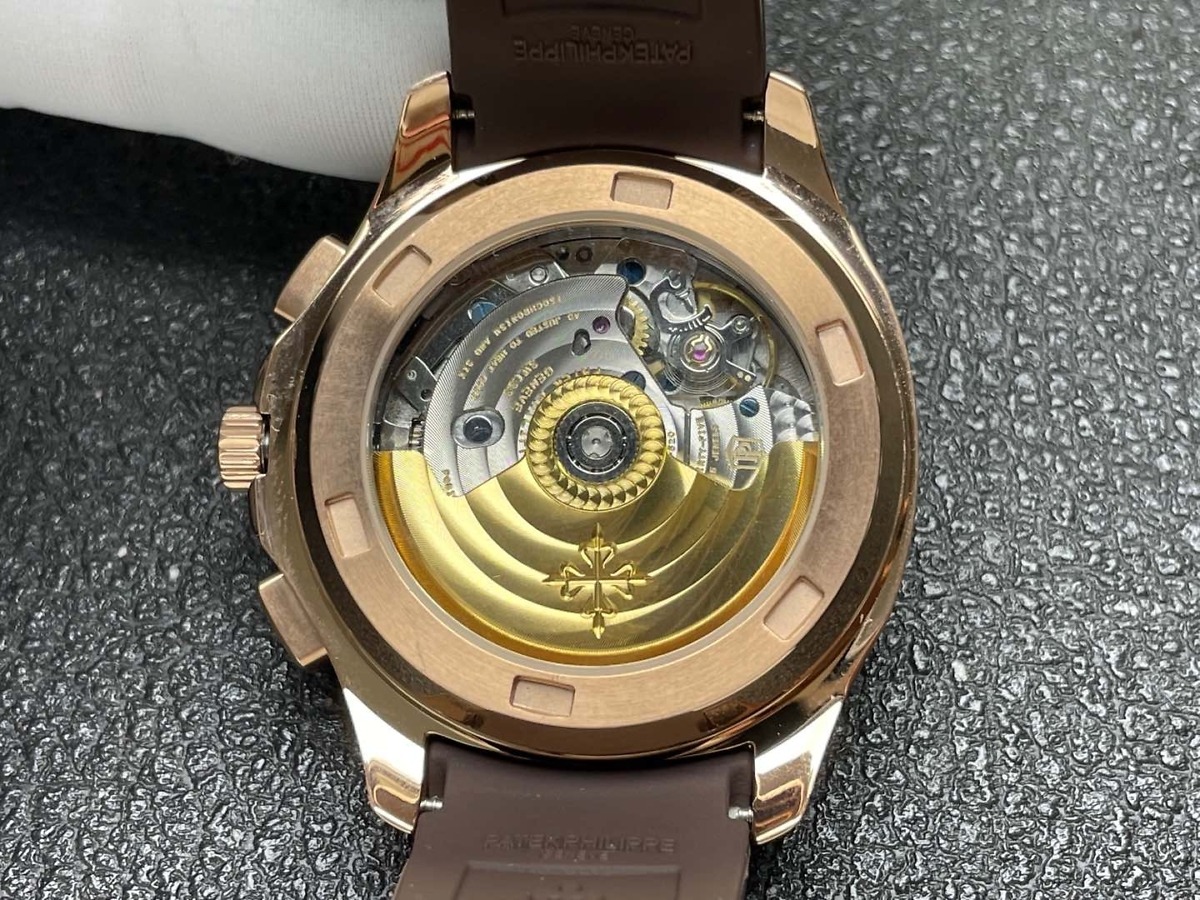 Replica Aquanaut 5968R-001 Patek Philippe Chronograph</br> <span style="color: #a8927b; font-size: 90%;">42.2 mm,Rose gold,Brown Dial</span> - Image 6