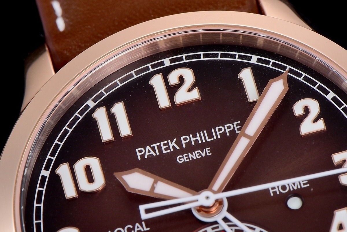 Replica Complications 5524R-001 Patek Philippe CALATRAVA PILOT TRAVEL TIME. </br> <span style="color: #a8927b; font-size: 90%;">42 mm,Rose Gold</span> - Image 6