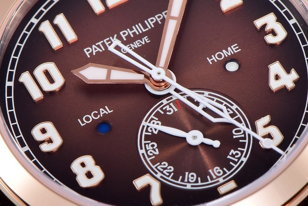 Replica Complications 5524R-001 Patek Philippe CALATRAVA PILOT TRAVEL TIME. </br> <span style="color: #a8927b; font-size: 90%;">42 mm,Rose Gold</span> - Image 7