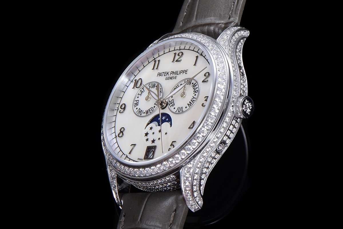 Replica Complications 4948G-010 Patek Philippe ANNUAL CALENDAR, MOON PHASES. </br> <span style="color: #a8927b; font-size: 90%;">38 mm,White gold</span> - Image 7