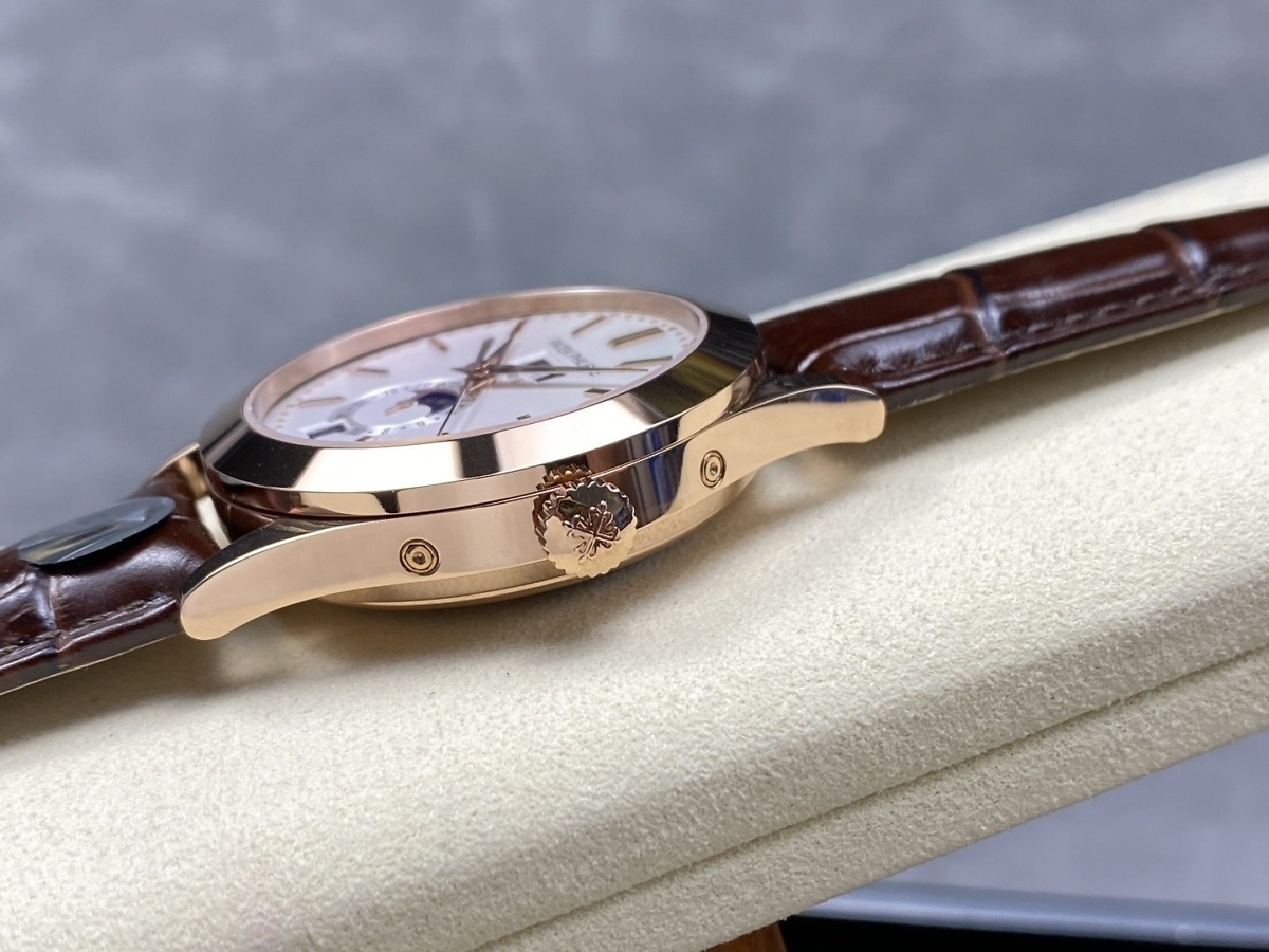 Replica Complications 5396R-011 Patek Philippe ANNUAL CALENDAR, MOON PHASES.</br> <span style="color: #a8927b; font-size: 90%;">38.5 mm,Rose Gold</span> - Image 7