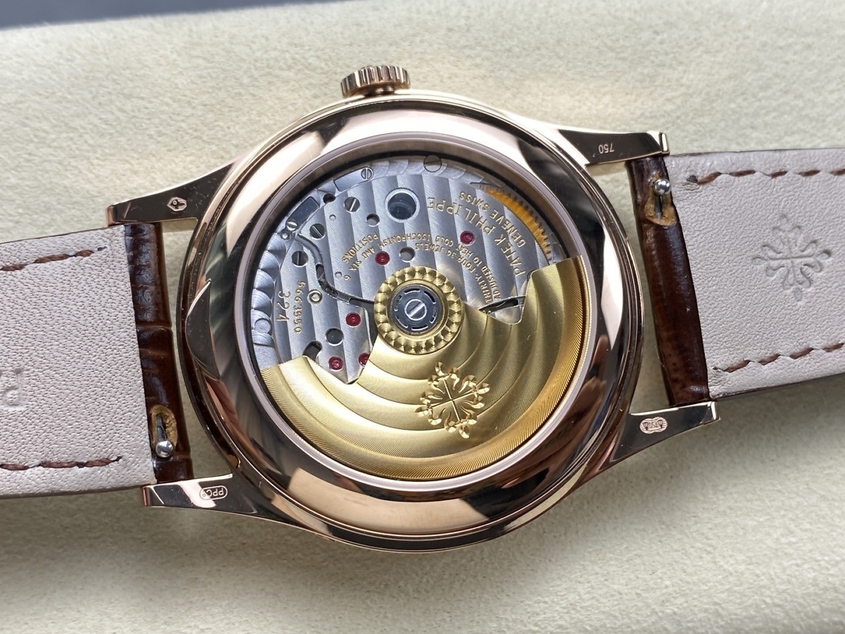 Replica Complications 5396R-011 Patek Philippe ANNUAL CALENDAR, MOON PHASES.</br> <span style="color: #a8927b; font-size: 90%;">38.5 mm,Rose Gold</span> - Image 8