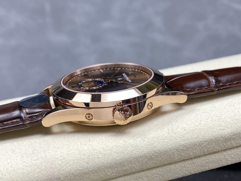Replica Complications 5396R-015  Patek Philippe ANNUAL CALENDAR, MOON PHASES. </br> <span style="color: #a8927b; font-size: 90%;">38,5 mm,Rose gold, Brown Dial</span> - Image 7