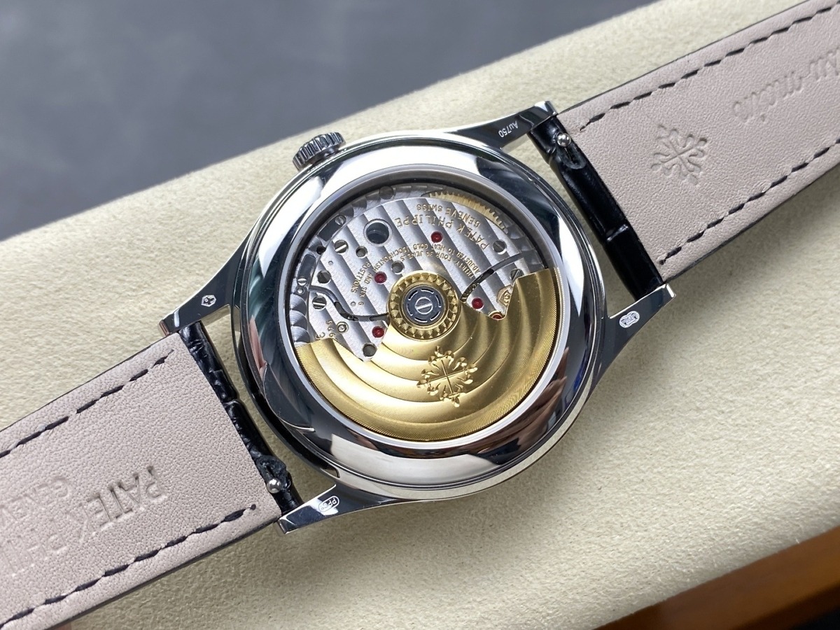 Replica Complications 5396G-011 Patek Philippe ANNUAL CALENDAR, MOON PHASES.</br> <span style="color: #a8927b; font-size: 90%;">38.5 mm,White Gold, White Dial</span> - Image 8